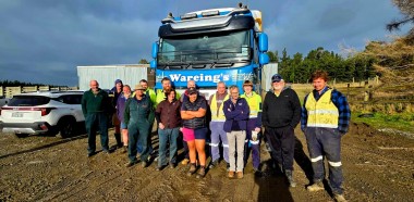 Driver training group shot Mt Hutt
