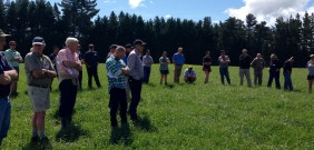 3 attendees at stop 1 feeding weaners for growth
